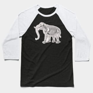 Elephant seen from inside, with skeleton and everything Baseball T-Shirt